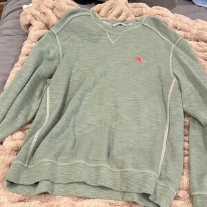 Tommy Bahama Sage Green Crewneck